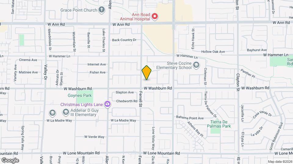 3130 Meadow Flower Ave Map and Location Details