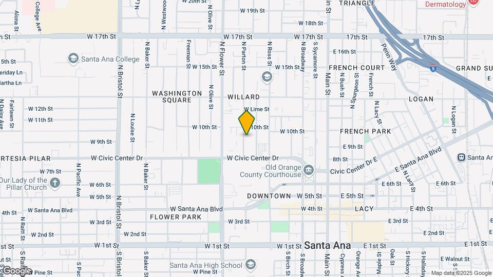 833 N Parton St Map and Location Details