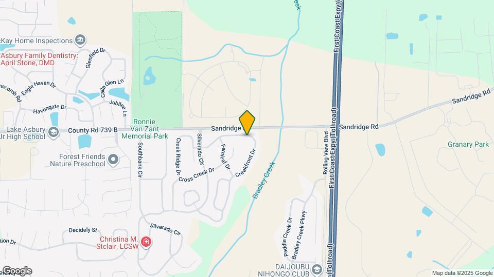 2402 Creekfront Dr Map and Location Details