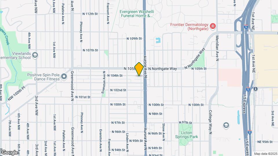 941 N 104th St Map and Location Details