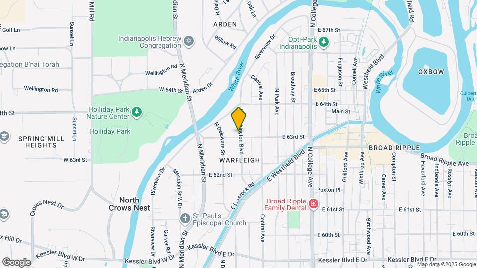 6306 N Washington Blvd Map and Location Details