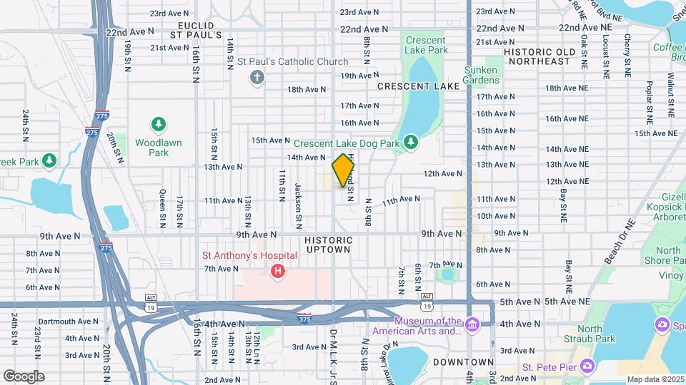 1134 Highland St N Map and Location Details