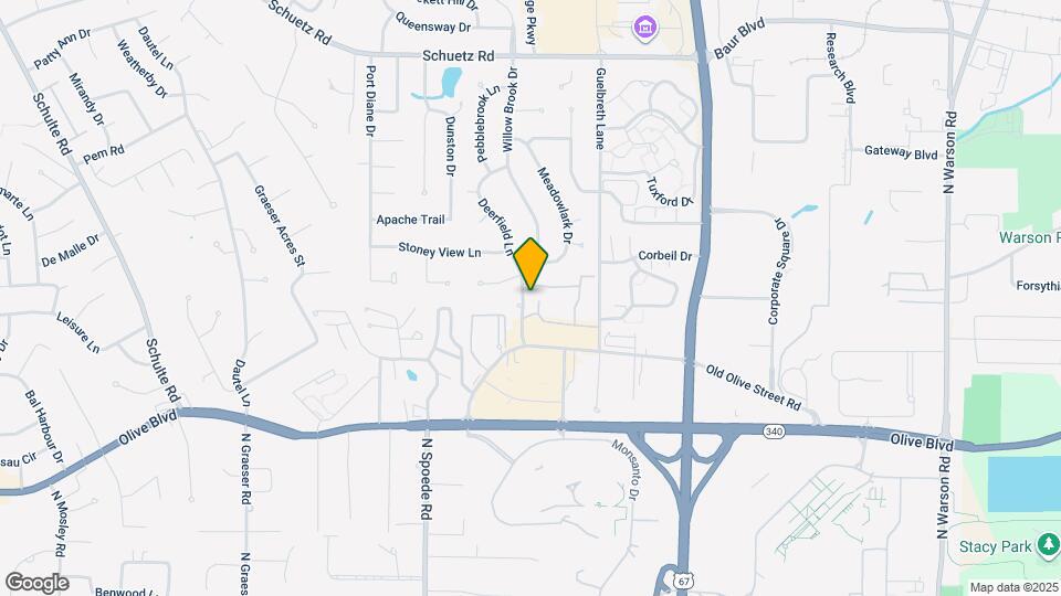 1061 Willow Brook Dr Map and Location Details