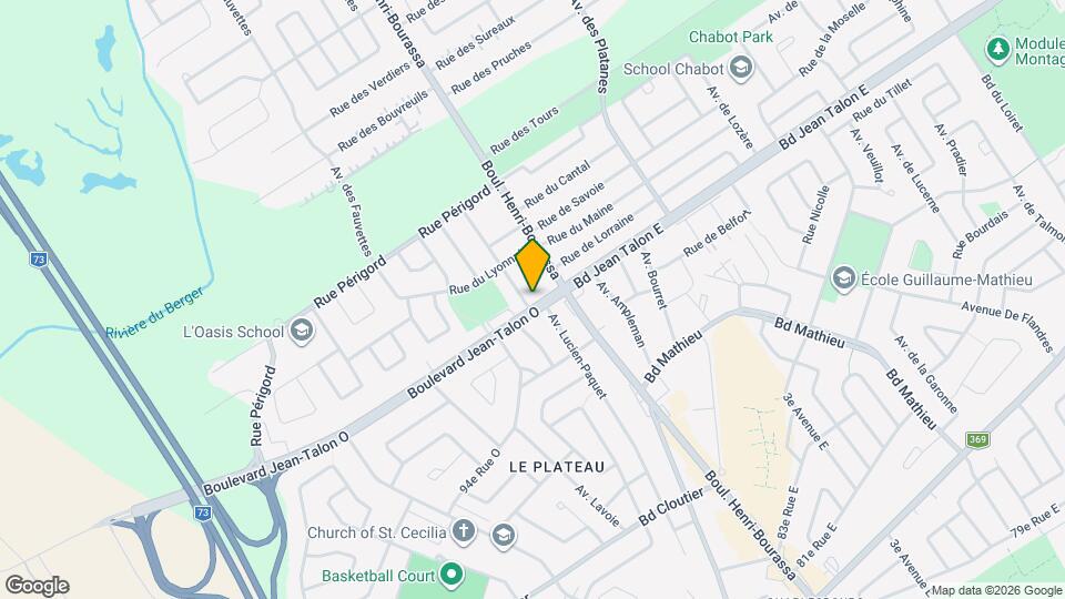 1102 Du Béarn Av Map and Location Details