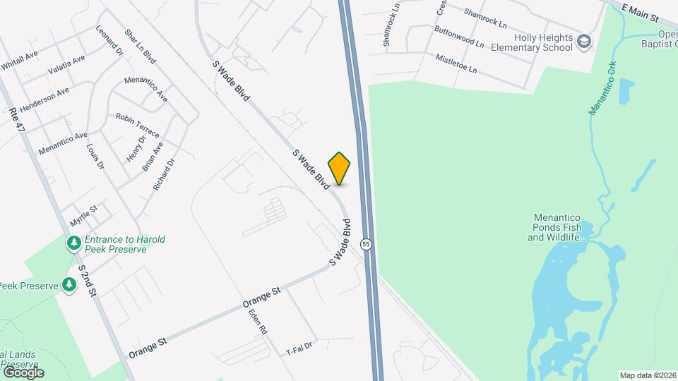 1501 S Wade Blvd Map and Location Details