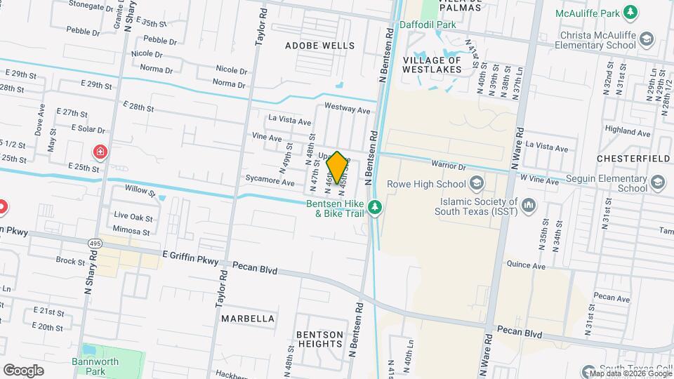 1909 N 45th St Map and Location Details