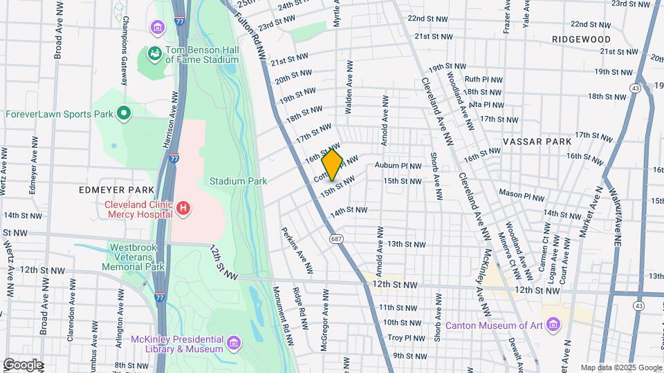 1327 15th St NW Map and Location Details