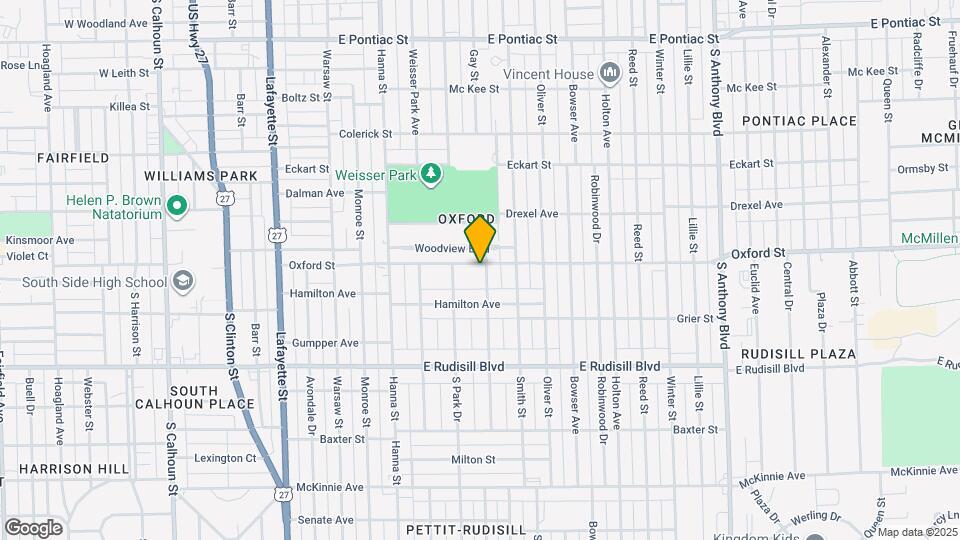 3506 Gaywood Dr Map and Location Details