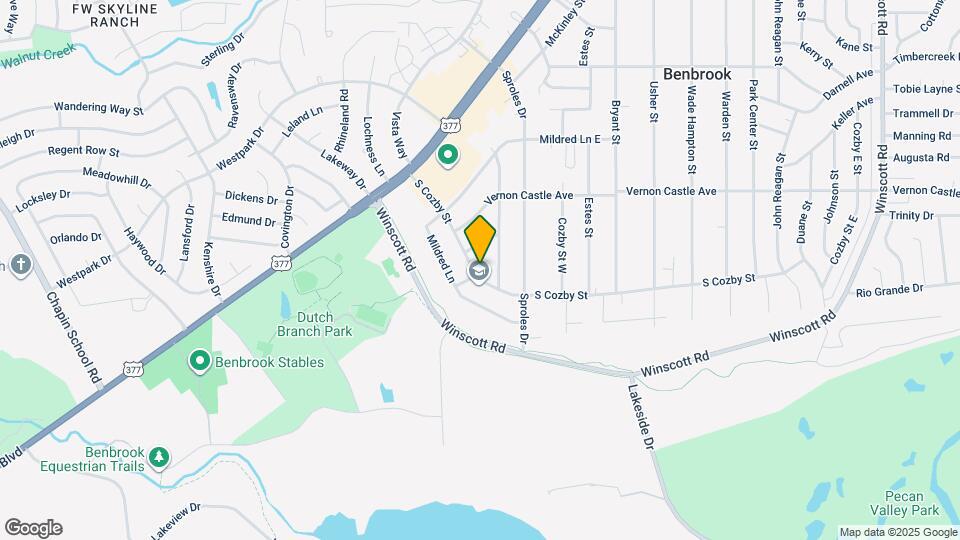 1215 S Cozby St Map and Location Details