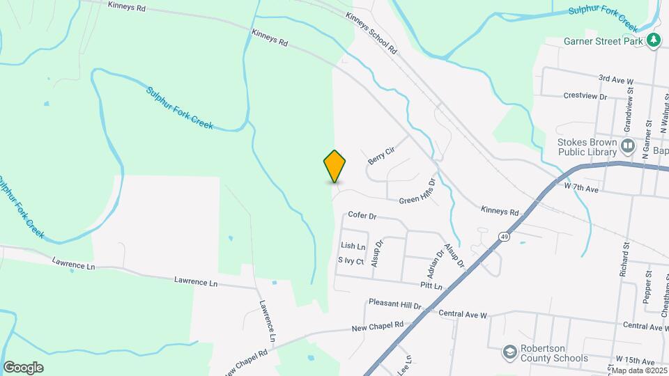 716 Cedar Ln Map and Location Details