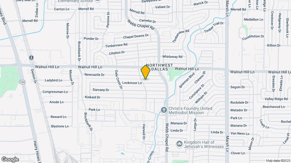 3309 Lockmoor Ln Map and Location Details