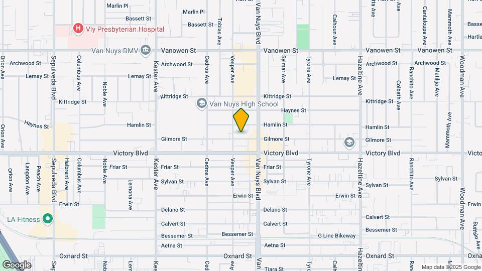 14541 Gilmore St Apartments Map and Location Details