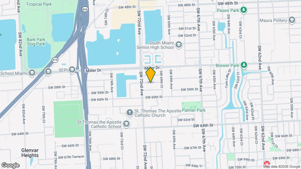 7030 SW 58th St Map and Location Details