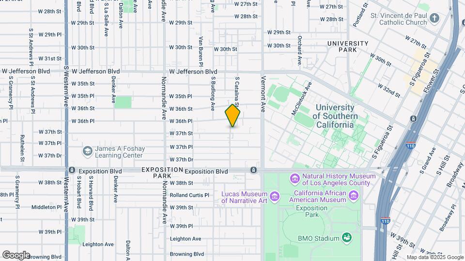 1187 W 37th St Map and Location Details