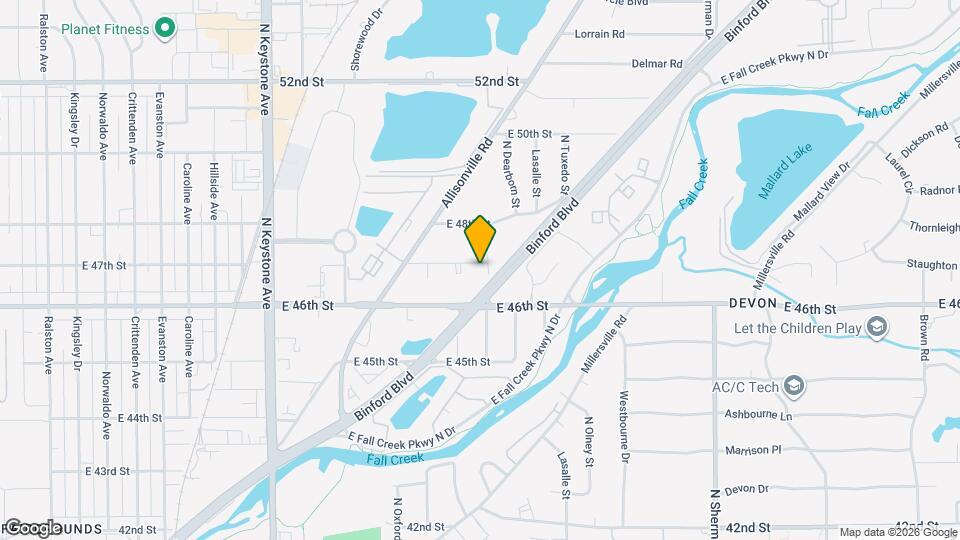 3039 E 47th St Map and Location Details