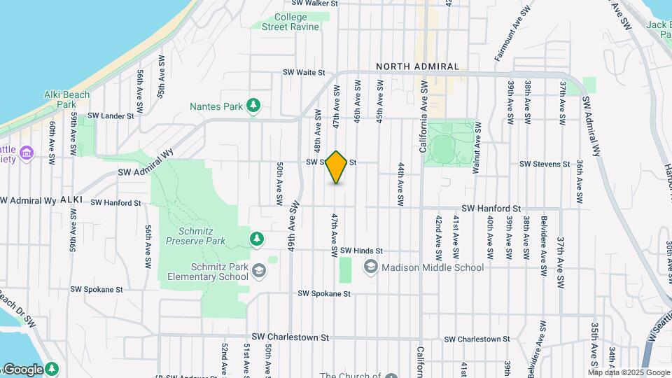 2904 Alki Ave SW Map and Location Details