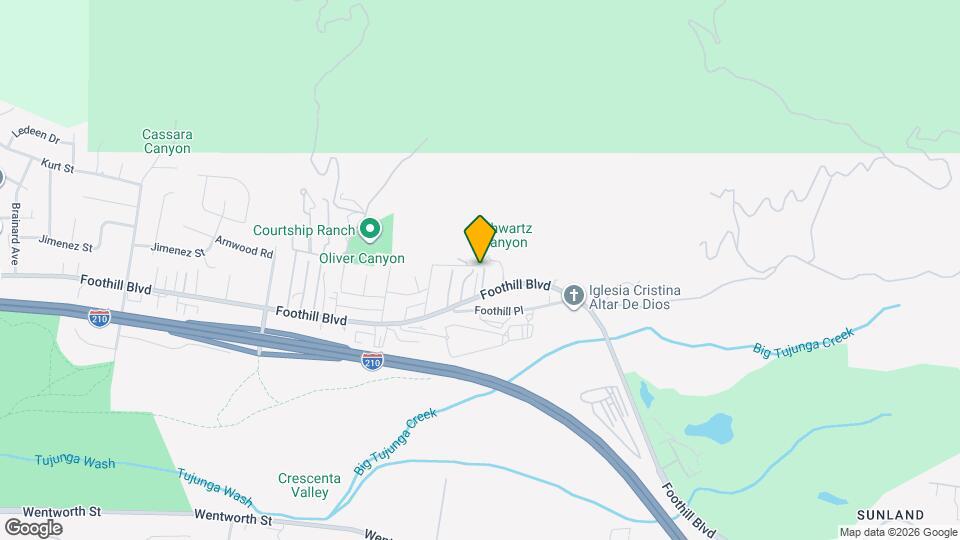 9859 Foothill Blvd Map and Location Details