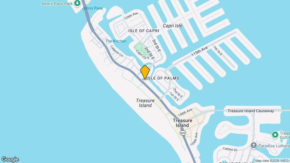 11555 Gulf Blvd Map and Location Details