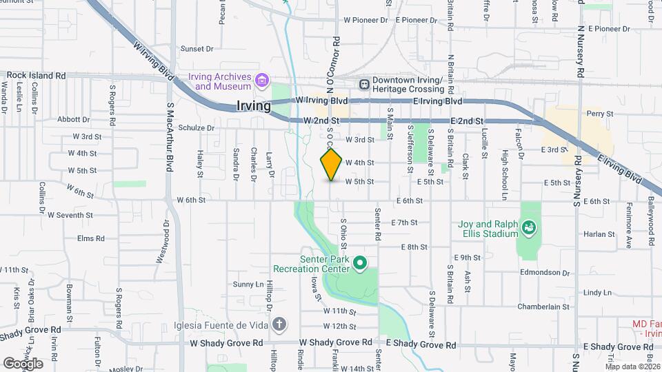 504 S O Connor Rd Map and Location Details