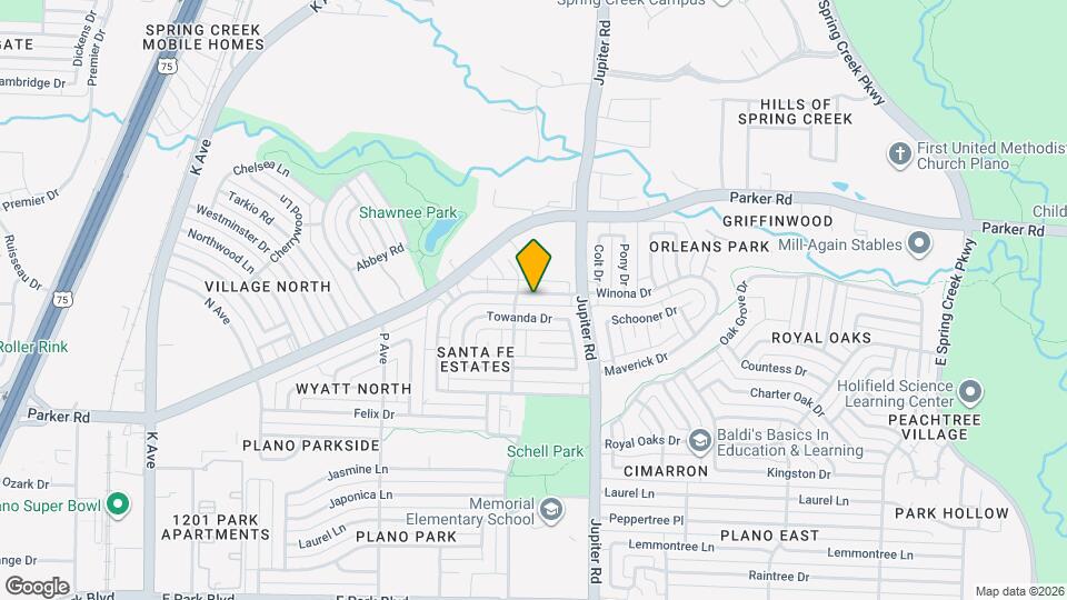 2108 Winona Dr Map and Location Details