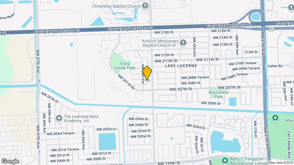 20760 NW 37th Ct Map and Location Details