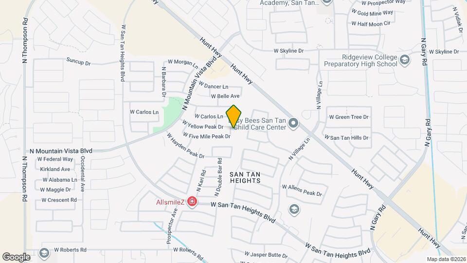 33583 N Wash View Rd Mapa y Detalles de la Ubicación