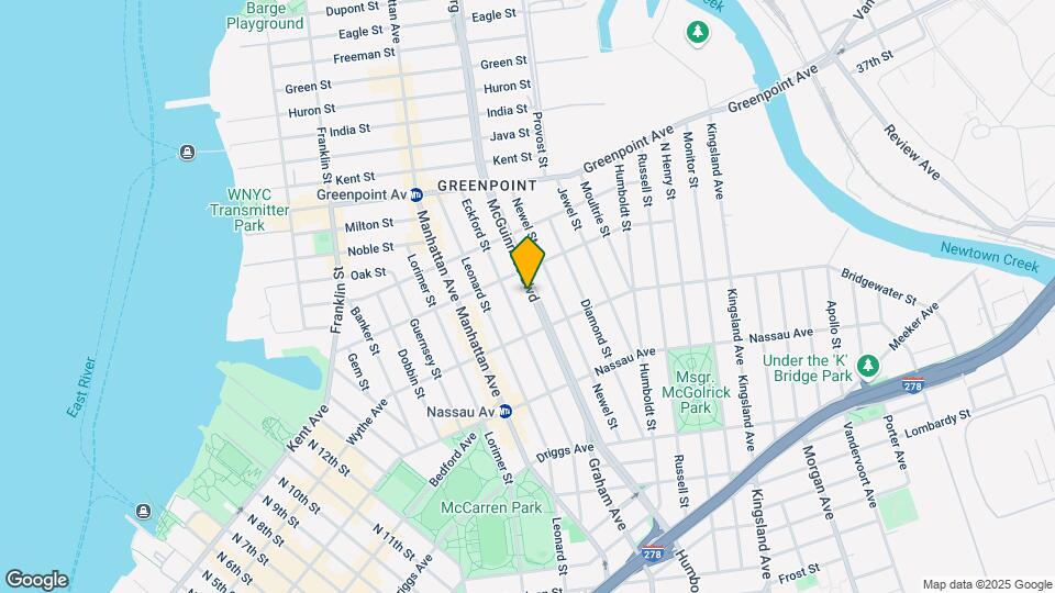 145 McGuiness Blvd Map and Location Details