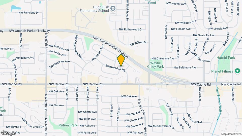 5507 Briarwood Dr NW Map and Location Details