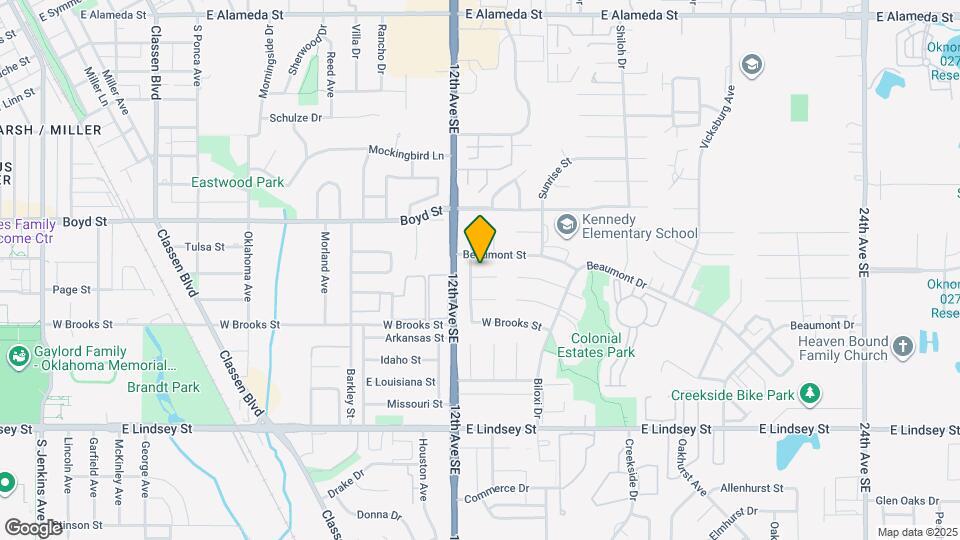 1207 Columbia Ct Mapa y Detalles de la Ubicación