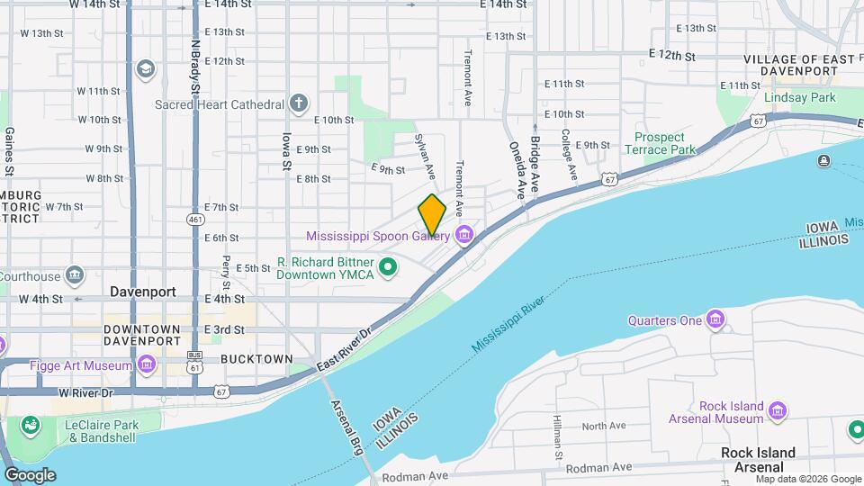 736 Federal St Mapa y Detalles de la Ubicación