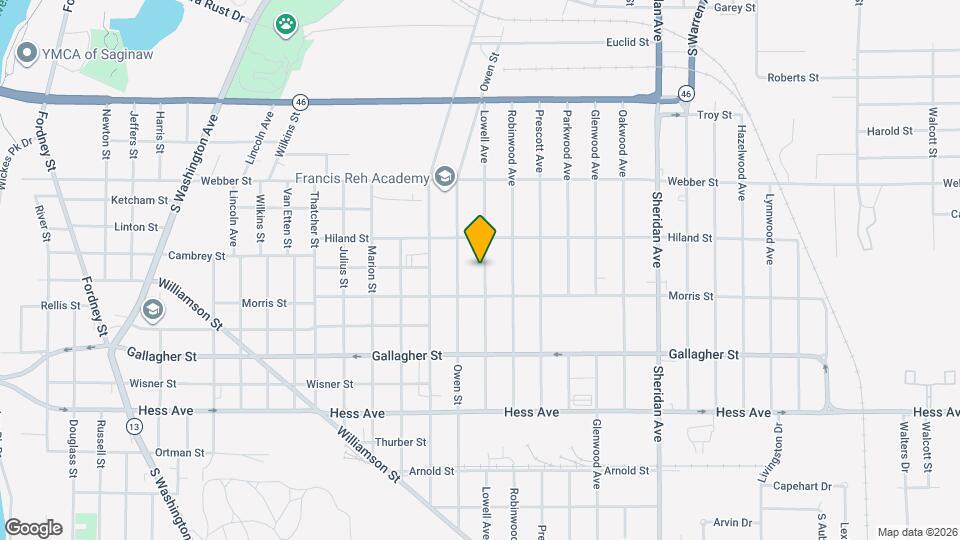 2401 Lowell Ave Map and Location Details