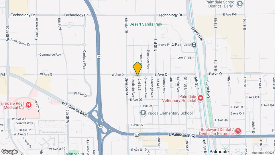 144 E Avenue Q Mapa y Detalles de la Ubicación