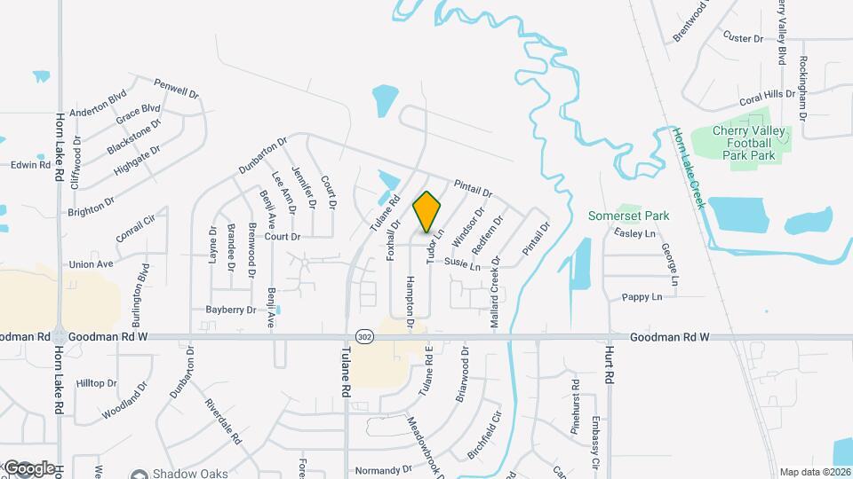 7077 Tudor Ln Map and Location Details