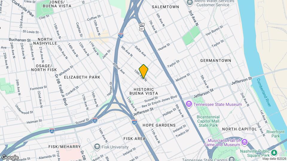 1411 10th Ave N Mapa y Detalles de la Ubicación