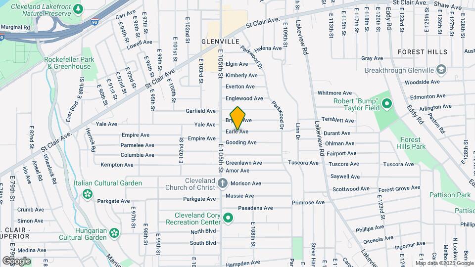 10602 Earle Ave Map and Location Details