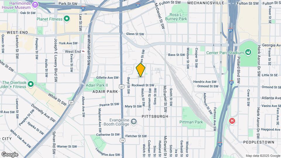 814 Humphries St SW Map and Location Details