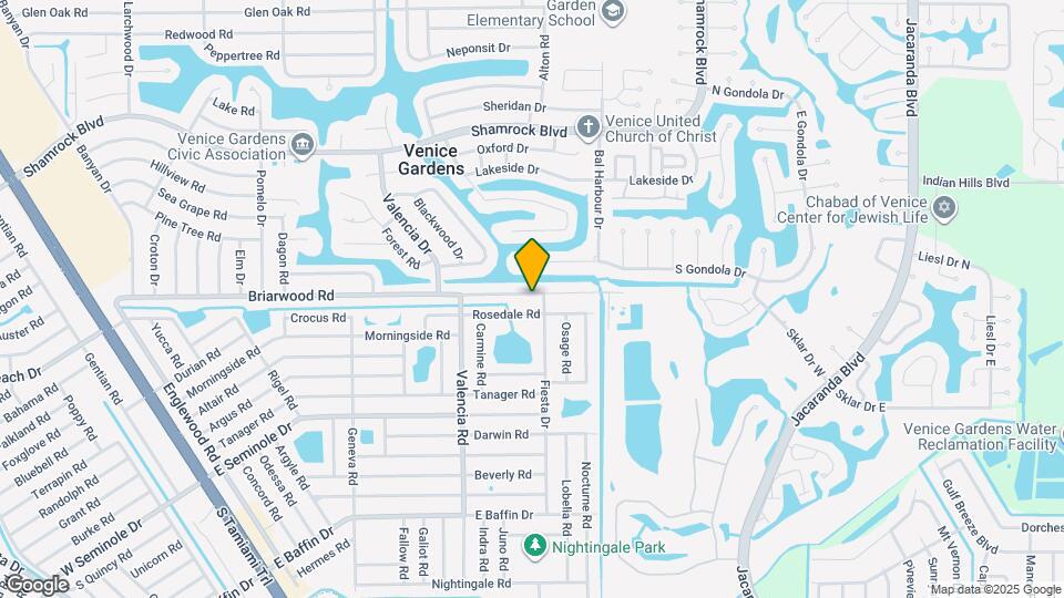 600 Briarwood Rd Map and Location Details