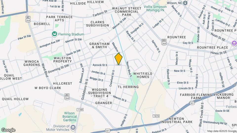 705 Aycock St SW Map and Location Details