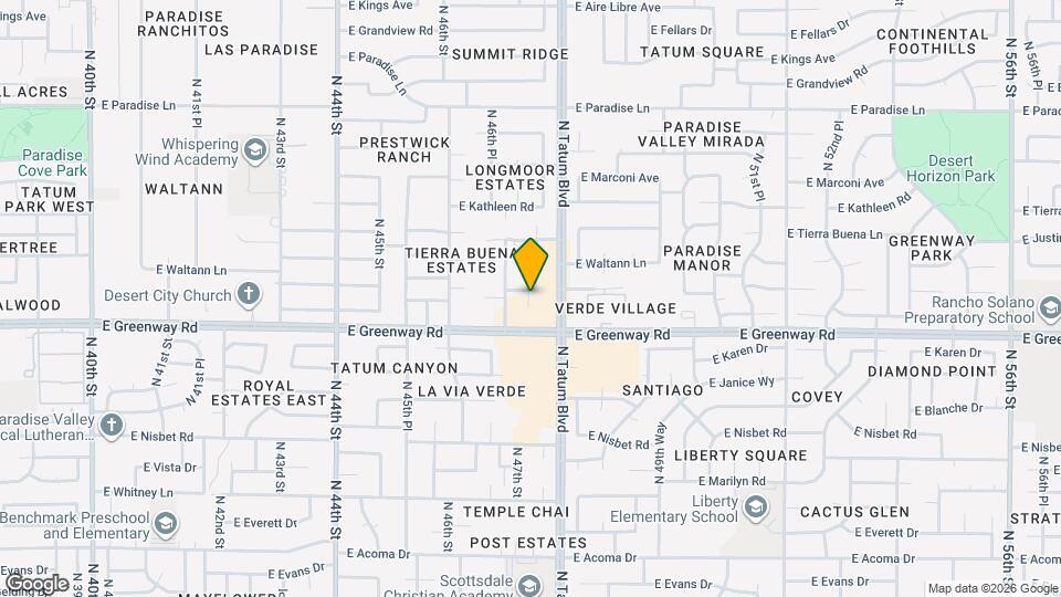 4737 E Betty Elyse Ln Map and Location Details