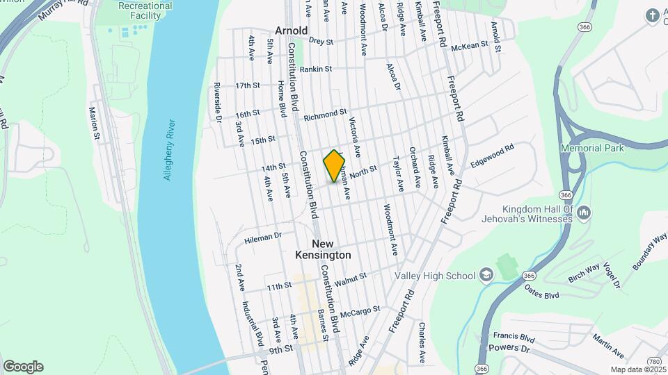 200 North St Mapa y Detalles de la Ubicación