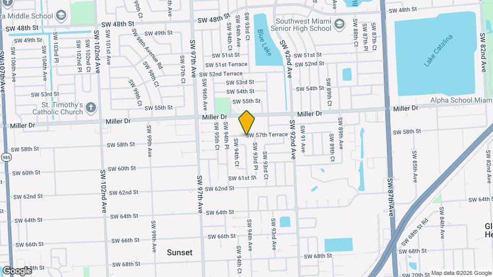 9370 SW 57th Terrace Map and Location Details