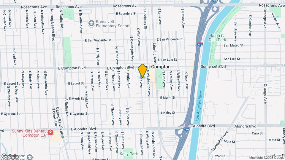 15220 S White Ave Mapa y Detalles de la Ubicación