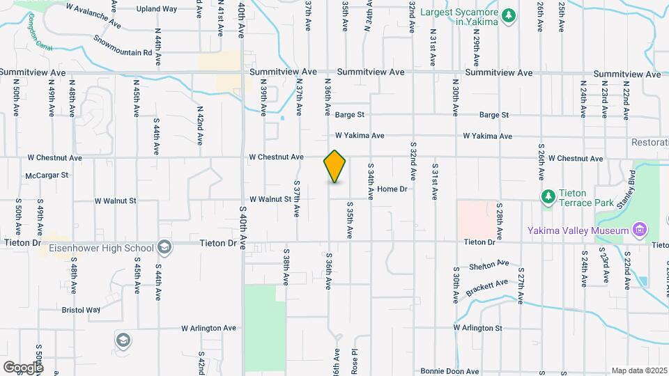 215 S 36th Ave Map and Location Details