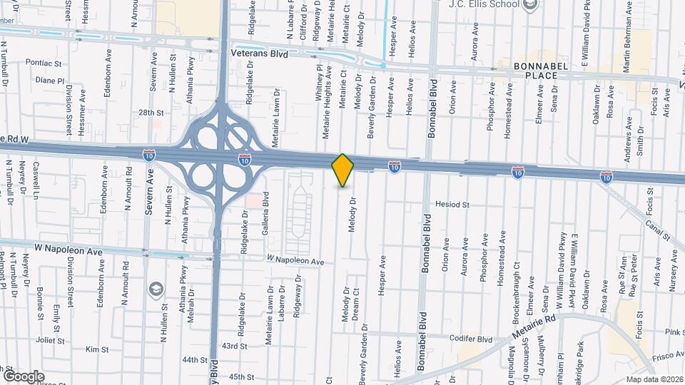 2311 Metairie Ct Map and Location Details