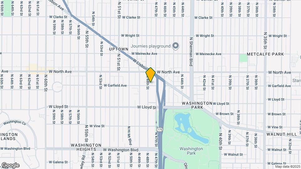 4722 W Garfield Ave Map and Location Details