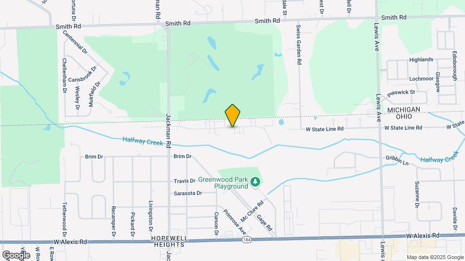 1443 Brooke Park Dr Mapa y Detalles de la Ubicación