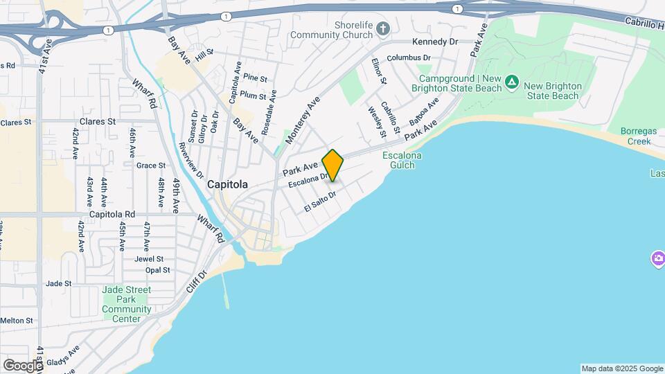 206 Hollister Ave Mapa y Detalles de la Ubicación
