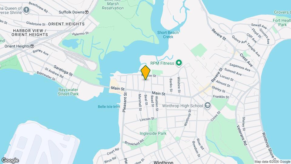 35 Fairview St, Unit 35 Fair View # 2 Winthrop Mapa y Detalles de la Ubicación