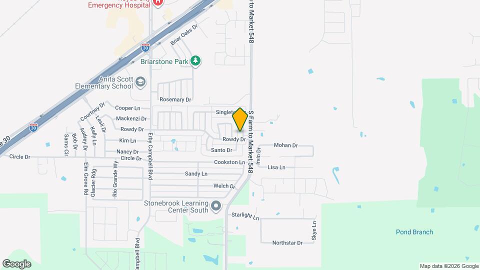 1609 Brandon Dr Map and Location Details