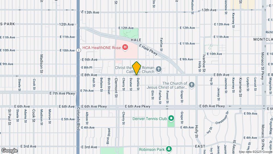 799 Dahlia St Mapa y Detalles de la Ubicación